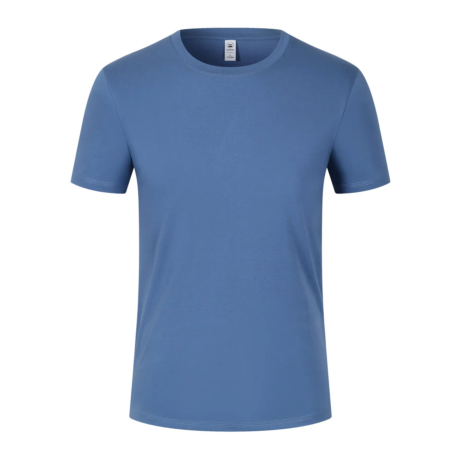 Men White Silk T-Shirt 210g High Elastic Smooth - Image 3