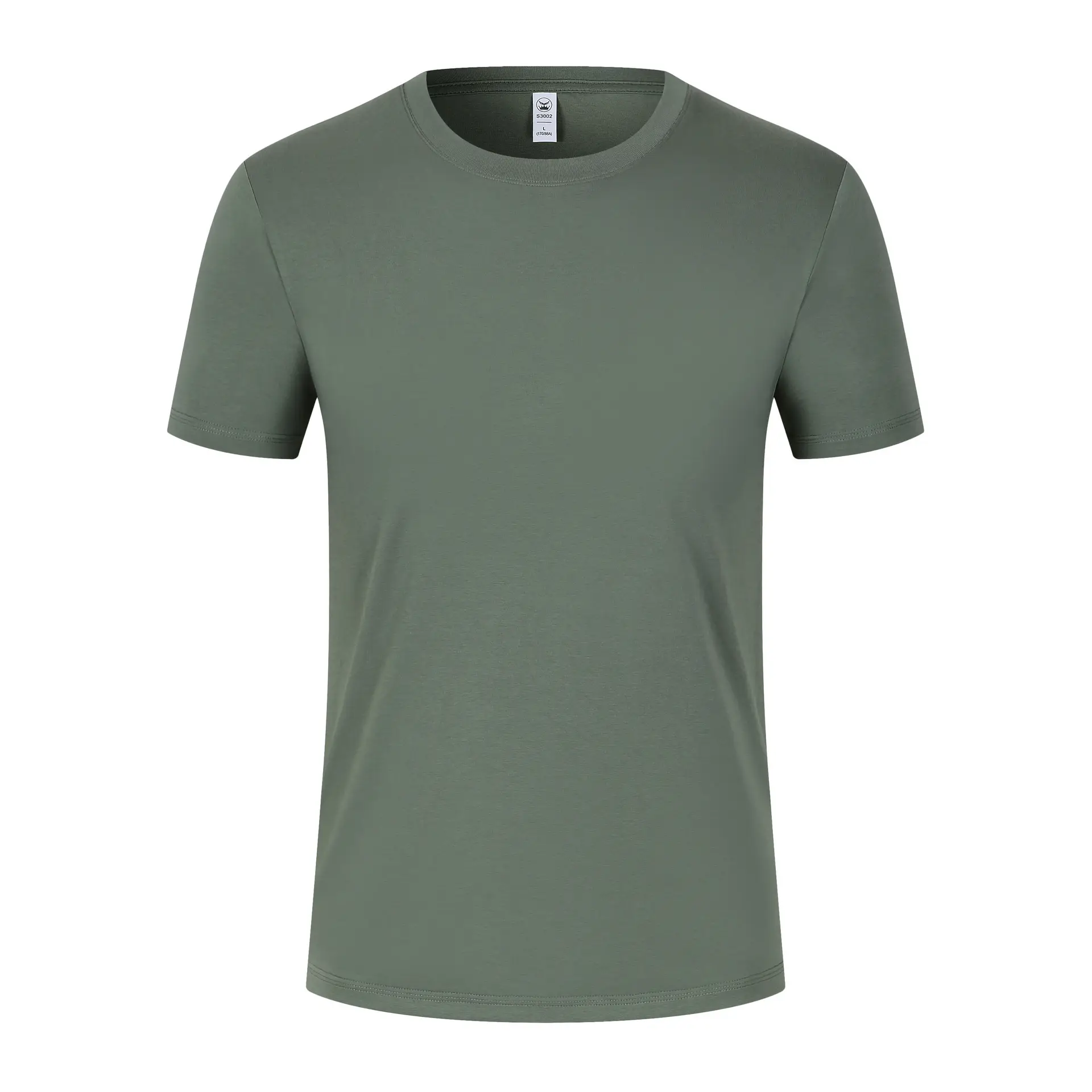 Men White Silk T-Shirt 210g High Elastic Smooth - Image 6