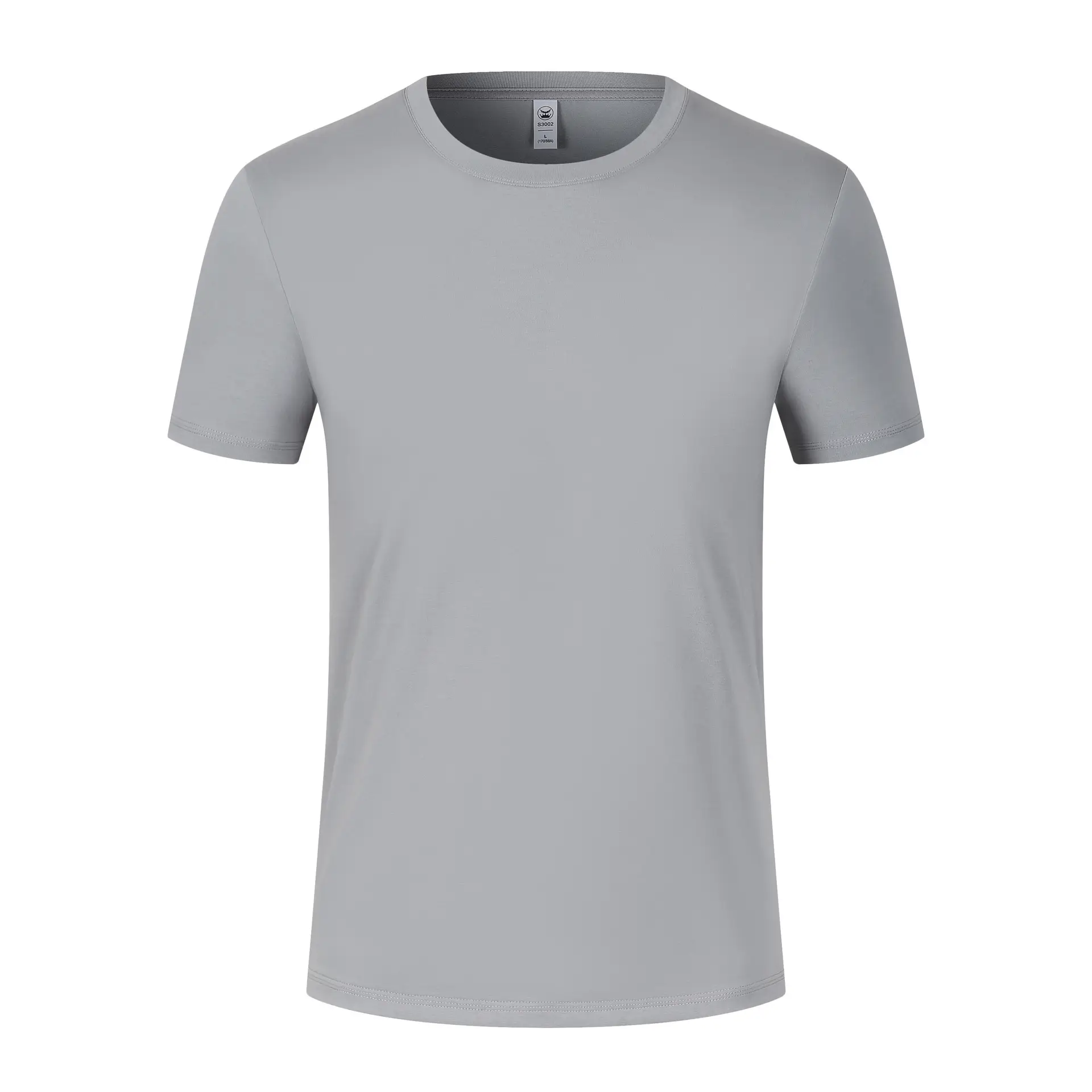 Men White Silk T-Shirt 210g High Elastic Smooth - Image 8