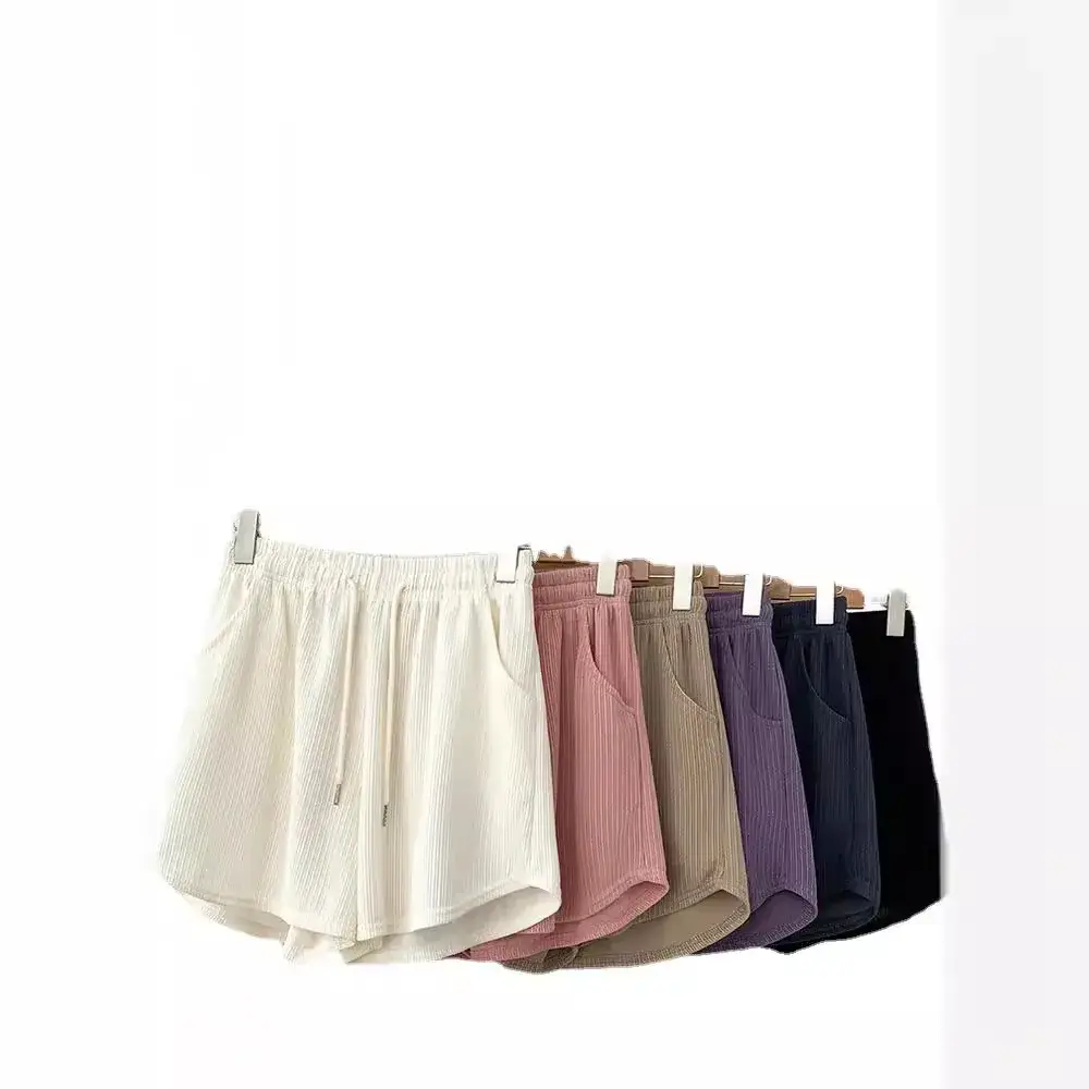 2025 Summer Thin Fitness Running Shorts Women Loose Casual Large Size Wide Leg Pants High Waist a Line Sports Hot Pants - Image 11