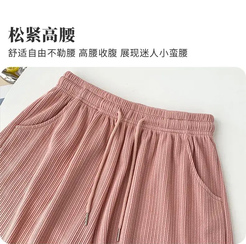 2025 Summer Thin Fitness Running Shorts Women Loose Casual Large Size Wide Leg Pants High Waist a Line Sports Hot Pants — feature 6