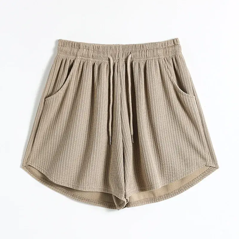 2025 Summer Thin Fitness Running Shorts Women Loose Casual Large Size Wide Leg Pants High Waist a Line Sports Hot Pants - Image 4