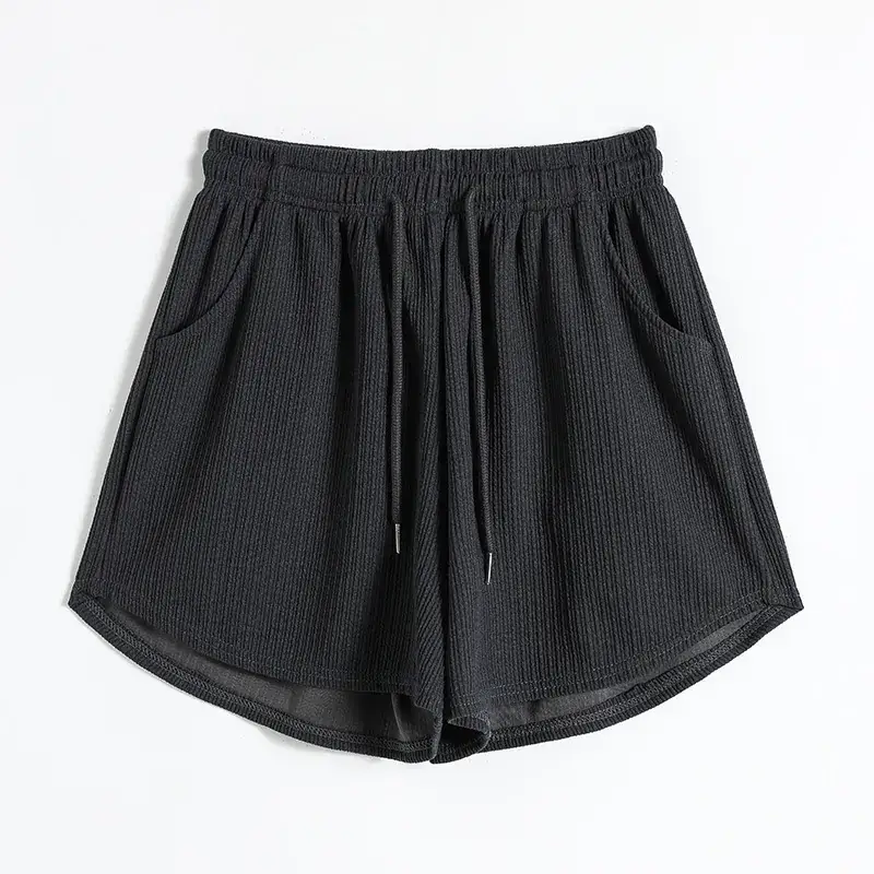 2025 Summer Thin Fitness Running Shorts Women Loose Casual Large Size Wide Leg Pants High Waist a Line Sports Hot Pants - Image 5