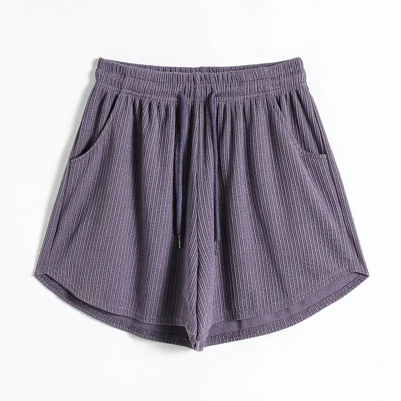 2025 Summer Thin Fitness Running Shorts Women Loose Casual Large Size Wide Leg Pants High Waist a Line Sports Hot Pants - Image 6
