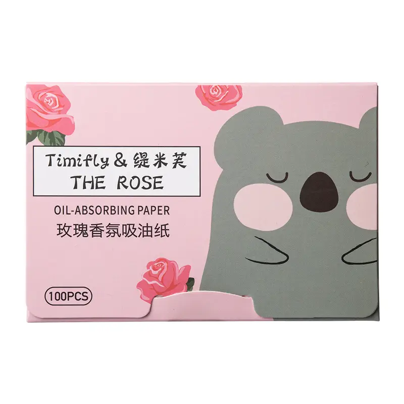Tiimif Facial Oil Absorbing Paper 100 Pieces Portable Removable Box - Image 3