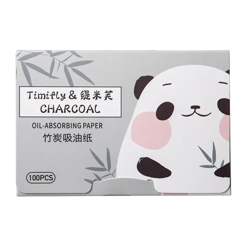 Tiimif Facial Oil Absorbing Paper 100 Pieces Portable Removable Box - Image 4