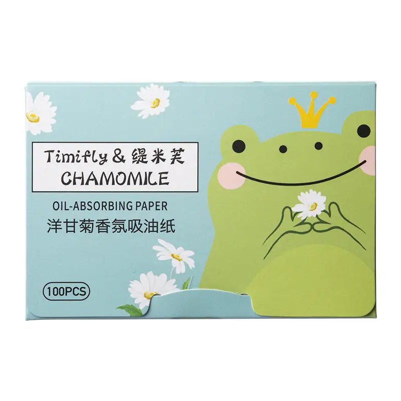 Tiimif Facial Oil Absorbing Paper 100 Pieces Portable Removable Box - Image 5
