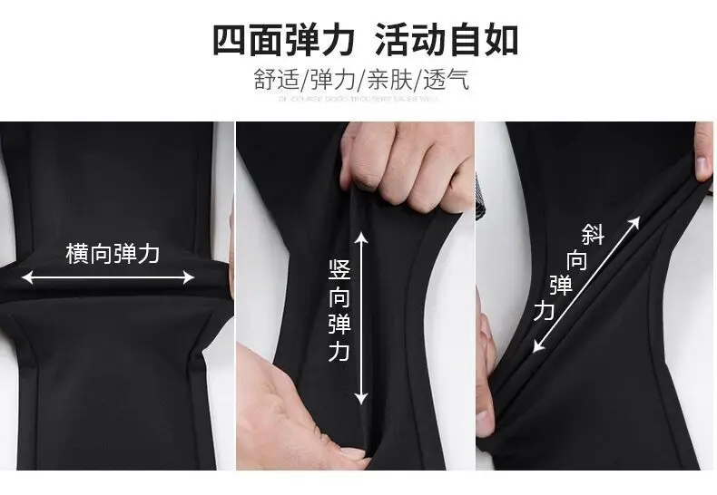 Women Slim Fit Cropped Pants Black Spring Summer — feature 25