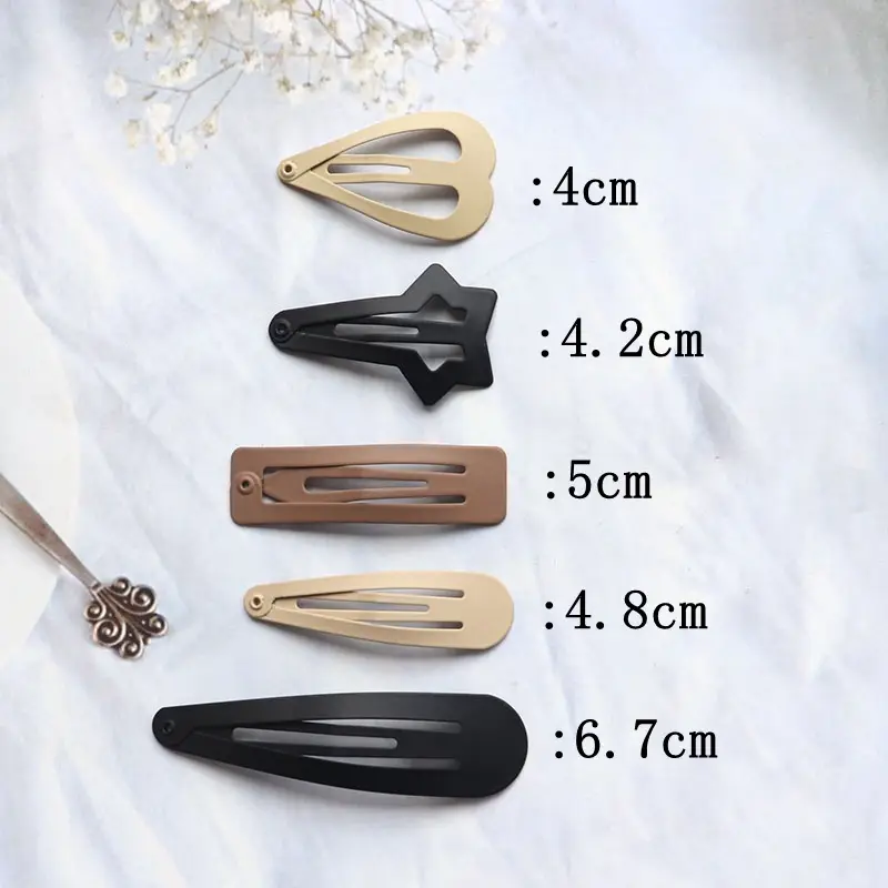 Matte Hair Clips Set of 12 Colors for DIY Painting - Image 10