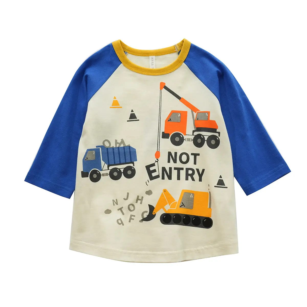 Children Cotton Cartoon Seven Sleeve T-Shirt Boys Spring Summer - Image 9