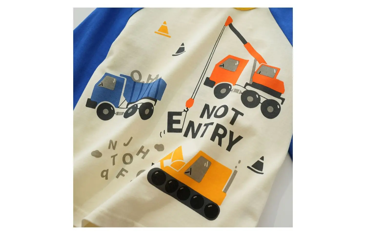Children Cotton Cartoon Seven Sleeve T-Shirt Boys Spring Summer — feature 1