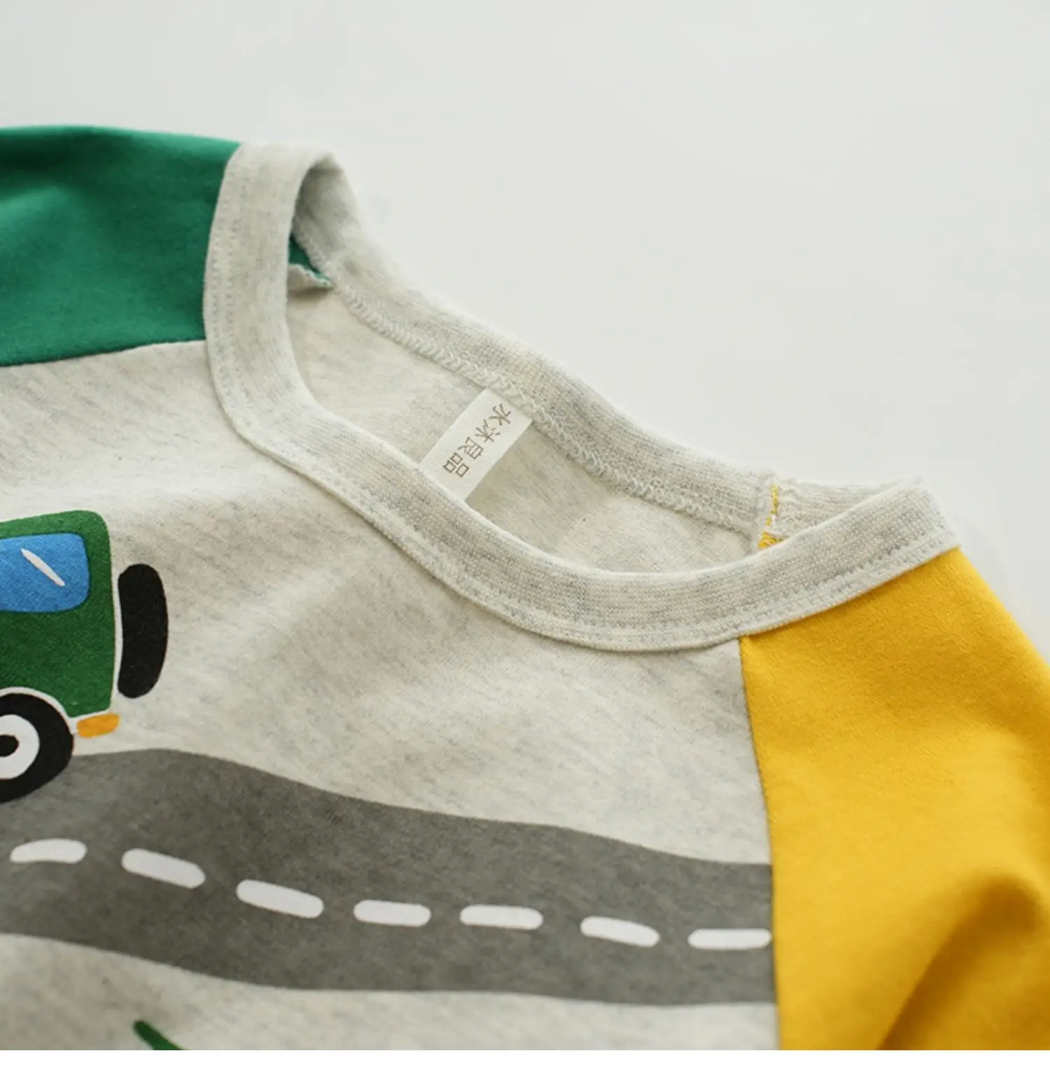 Children Cotton Cartoon Seven Sleeve T-Shirt Boys Spring Summer — feature 10