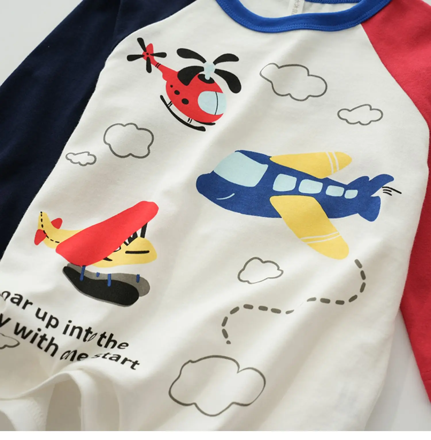 Children Cotton Cartoon Seven Sleeve T-Shirt Boys Spring Summer — feature 15
