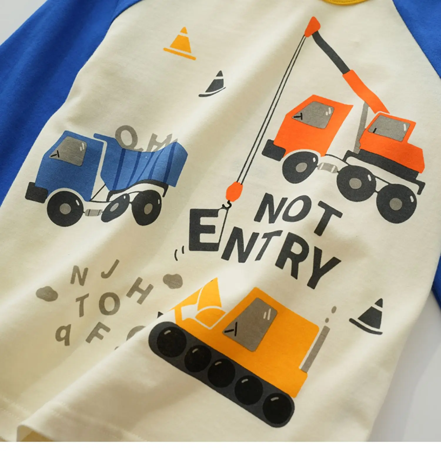 Children Cotton Cartoon Seven Sleeve T-Shirt Boys Spring Summer — feature 19