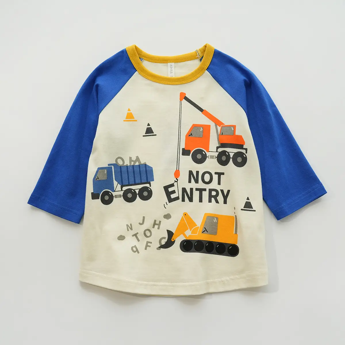Children Cotton Cartoon Seven Sleeve T-Shirt Boys Spring Summer - Image 4