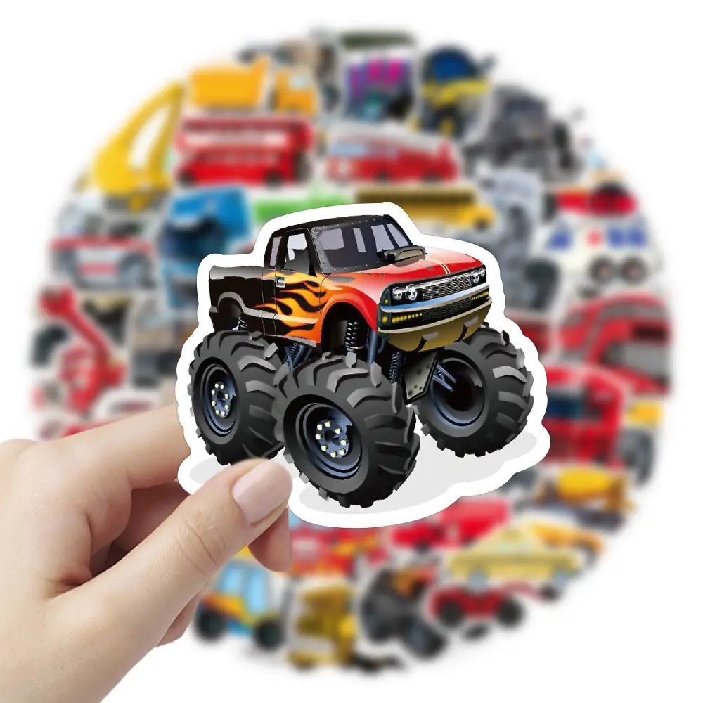 100 New Cartoon Kidsren's Stickers Car Stickers Decoration Refrigerator Notebook Guitar Waterproof Stickers Wholesale
