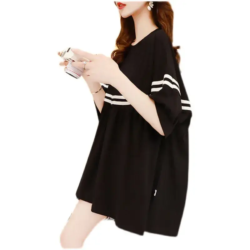 Maternity Black 200 Jin Short Sleeve T-Shirt Women