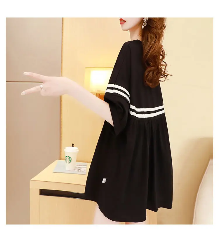 Maternity Black 200 Jin Short Sleeve T-Shirt Women — feature 10