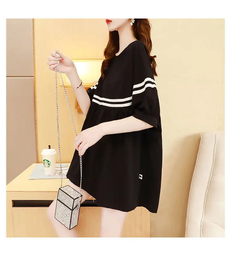 Maternity Black 200 Jin Short Sleeve T-Shirt Women — feature 13