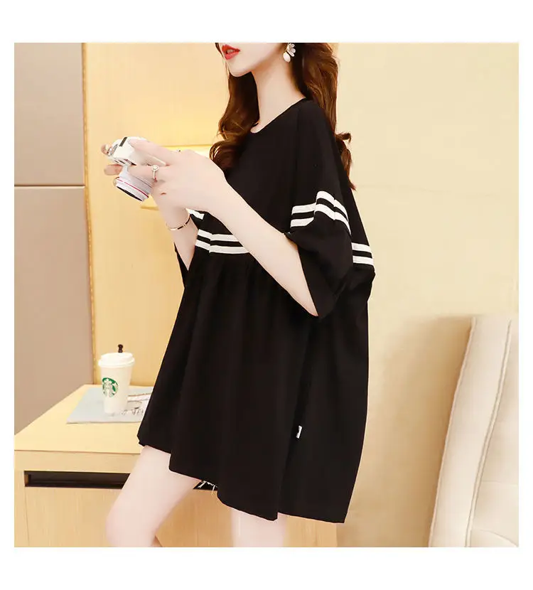 Maternity Black 200 Jin Short Sleeve T-Shirt Women — feature 16
