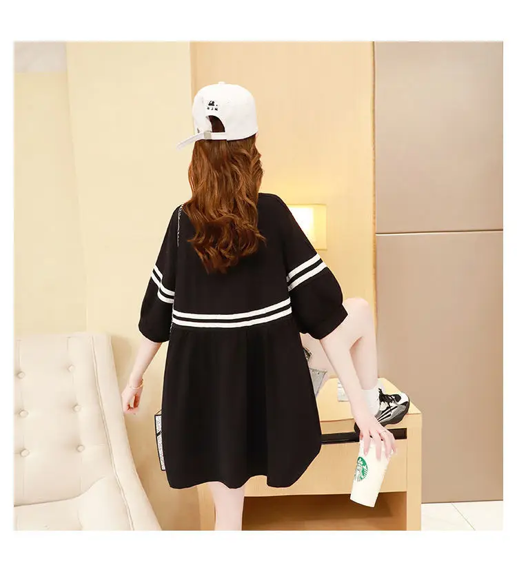Maternity Black 200 Jin Short Sleeve T-Shirt Women — feature 4