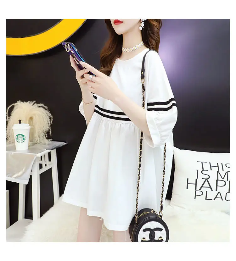 Maternity Black 200 Jin Short Sleeve T-Shirt Women — feature 9