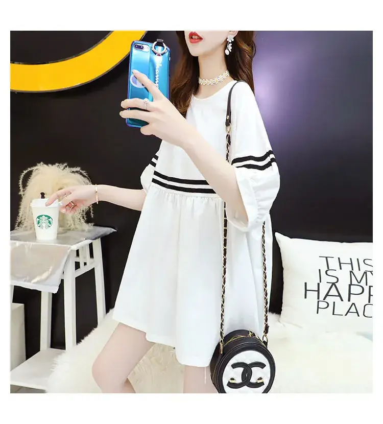 Maternity Black 200 Jin Short Sleeve T-Shirt Women