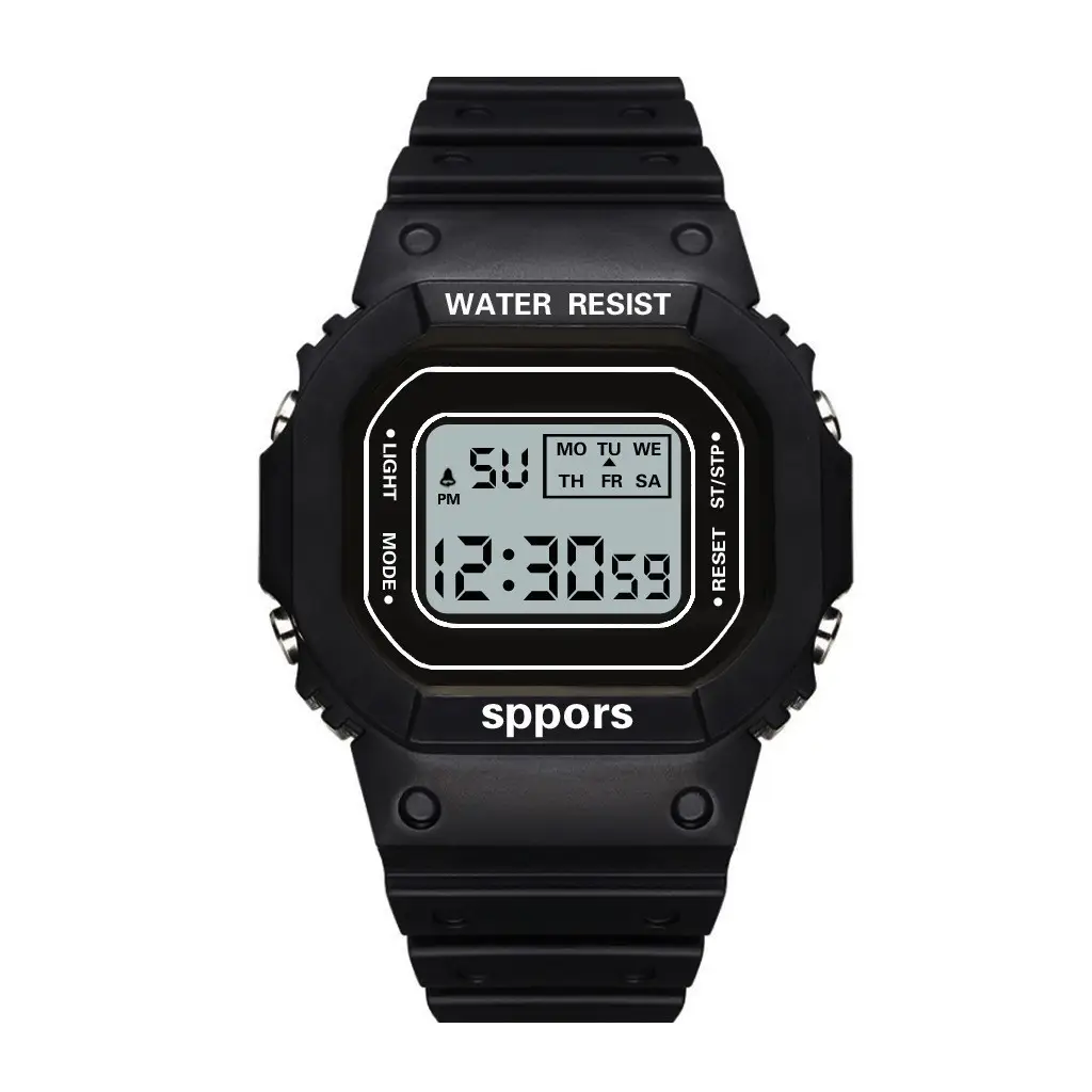 Water Resistant Square Digital Watch for Boys Girls - Image 14