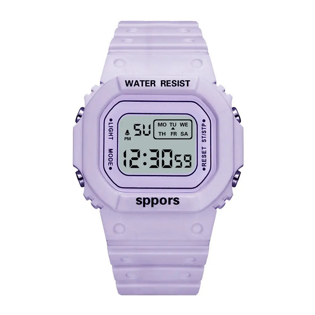 Water Resistant Square Digital Watch for Boys Girls - Image 3