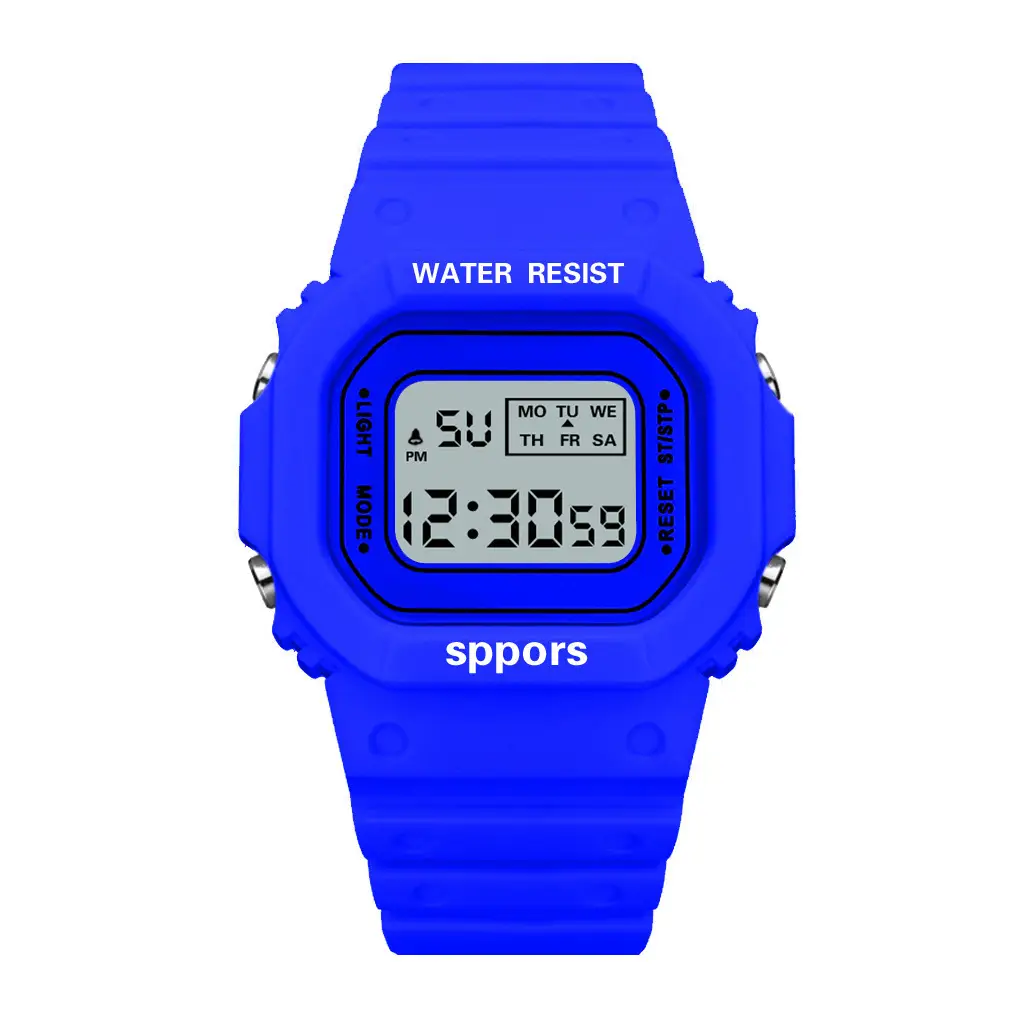 Water Resistant Square Digital Watch for Boys Girls - Image 4