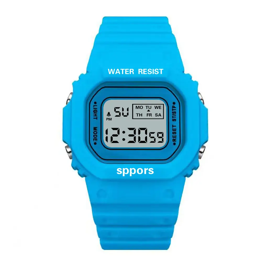 Water Resistant Square Digital Watch for Boys Girls - Image 8