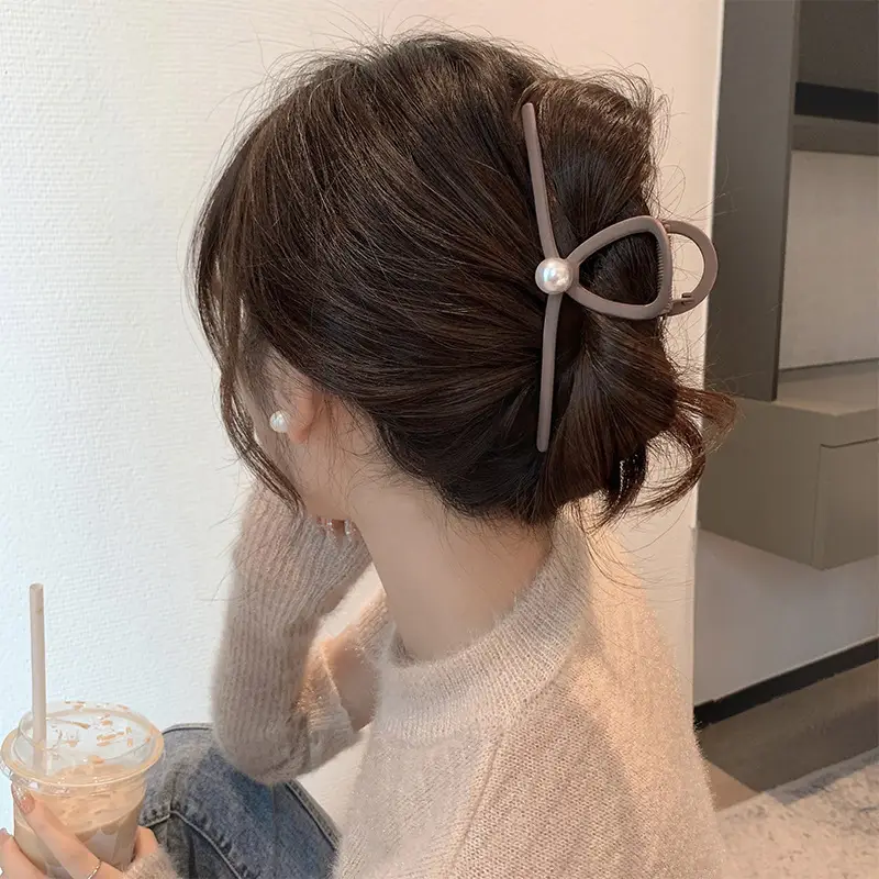 Advanced Sense Metal Hair Clip Women's Summer Large Back Head Shark Clip - Image 9