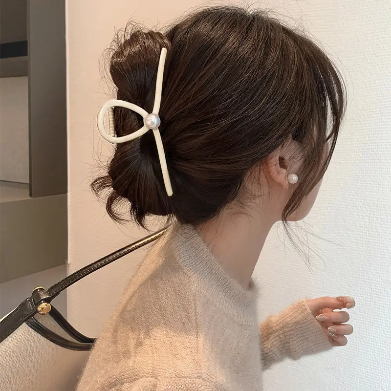Advanced Sense Metal Hair Clip Women's Summer Large Back Head Shark Clip - Image 10