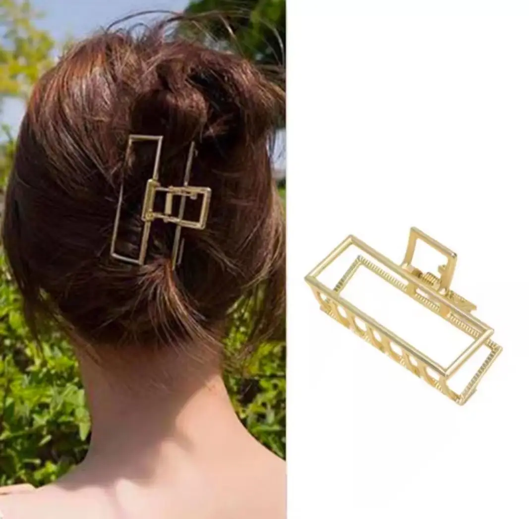 Advanced Sense Metal Hair Clip Women's Summer Large Back Head Shark Clip - Image 2