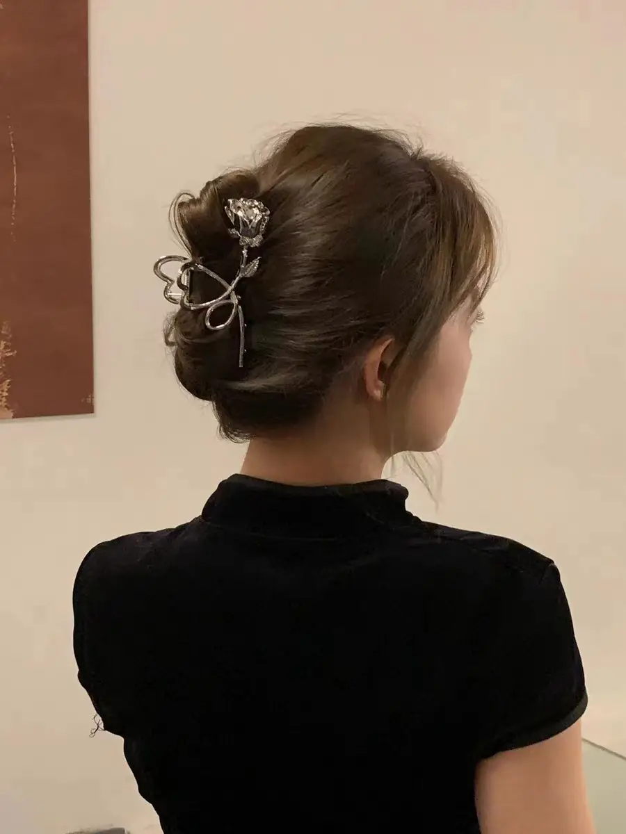 Advanced Sense Metal Hair Clip Women's Summer Large Back Head Shark Clip - Image 29
