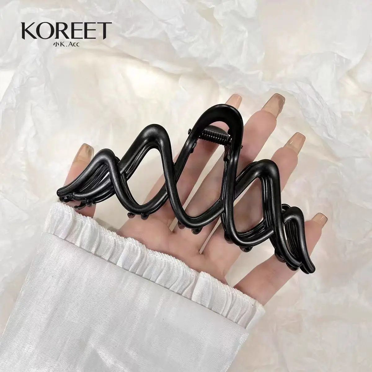 Advanced Sense Metal Hair Clip Women's Summer Large Back Head Shark Clip - Image 36
