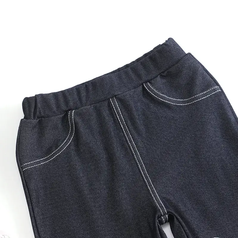 Xiulan Dengbo Girls Cartoon Bunny Patch Capri Pants Spring New Style - Image 3