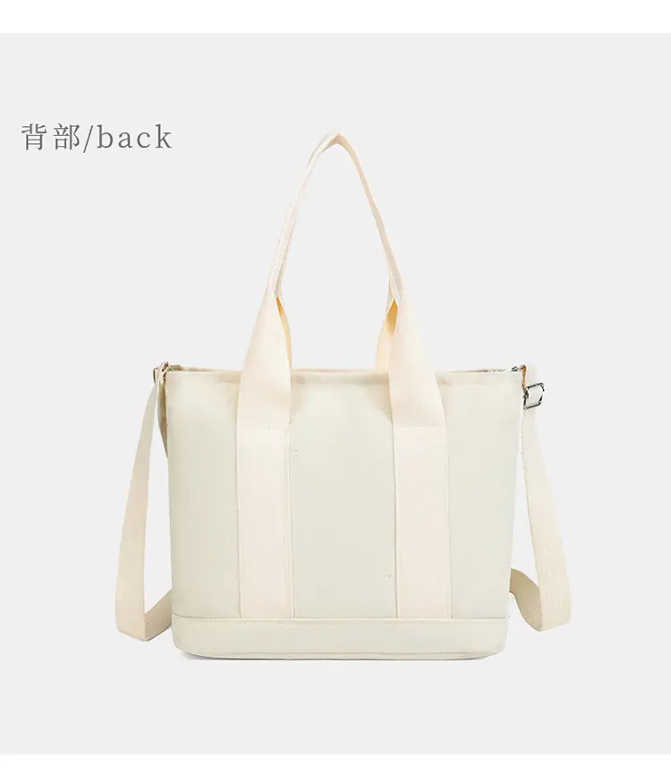 Women's Canvas Shoulder Bag Large Capacity Summer New Commuter — feature 36