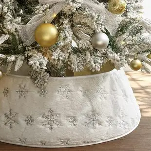 Christmas Knitted Tree Dress Red Apron with Ornaments — feature 45