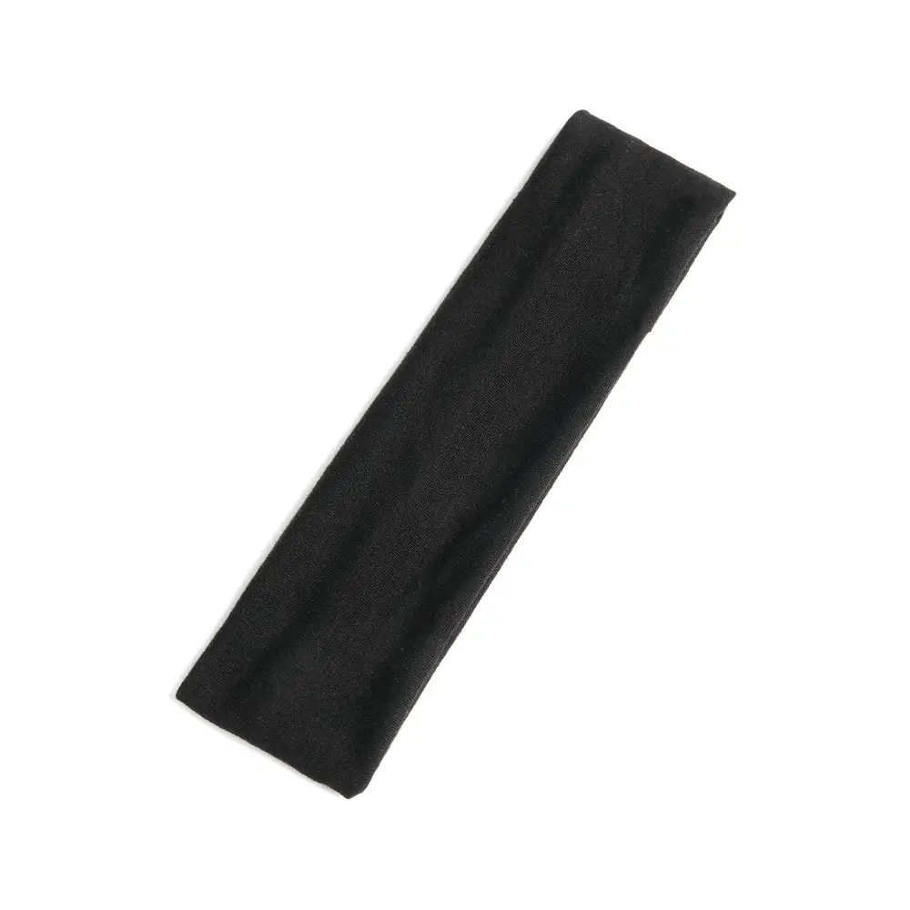 European & American 6cm Wide Simple Basic Pure Color Sports Yoga Headband Running Antiperspirant Sweat-Absorbent Headband for Men and Women