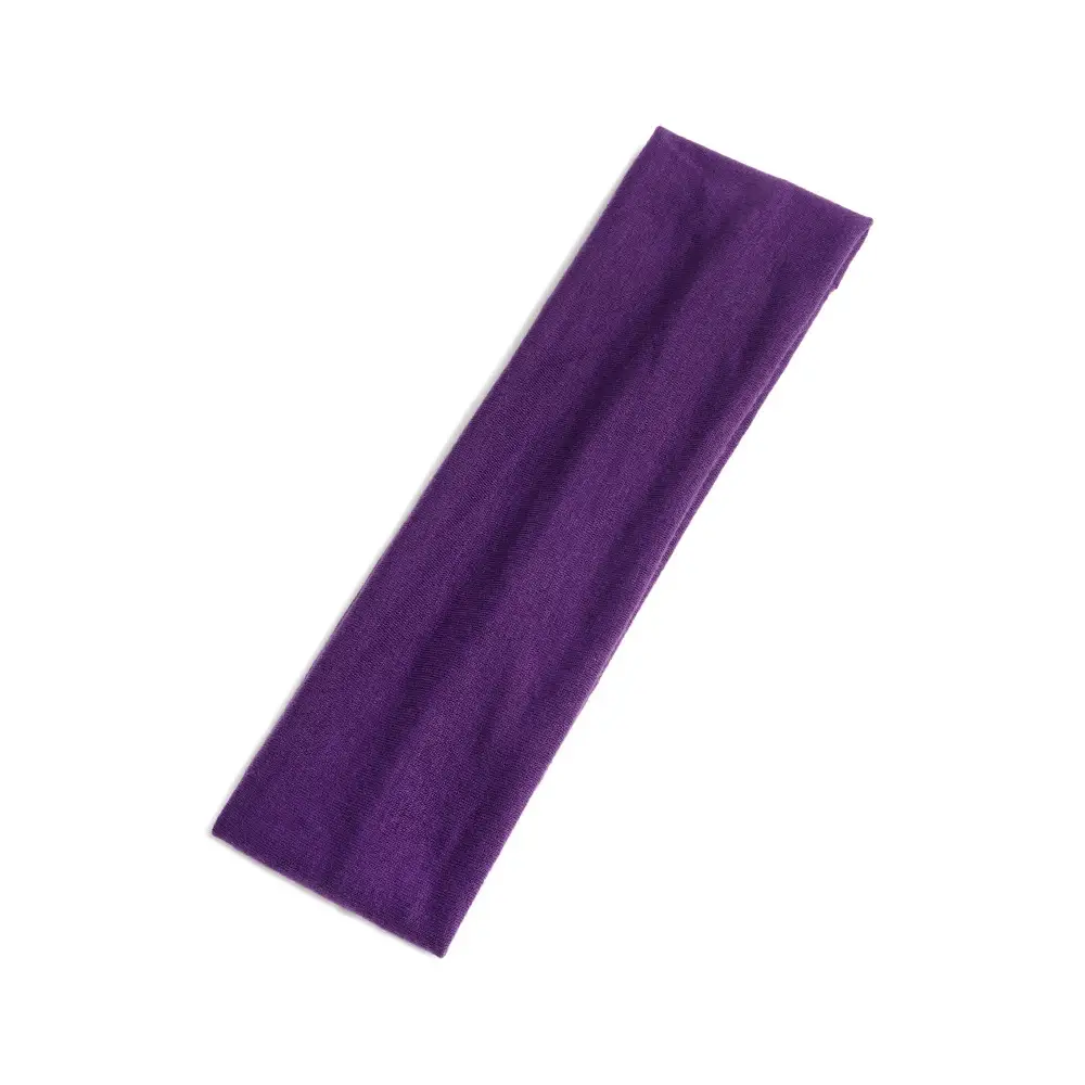European & American 6cm Wide Simple Basic Pure Color Sports Yoga Headband Running Antiperspirant Sweat-Absorbent Headband for Men and Women - Image 15