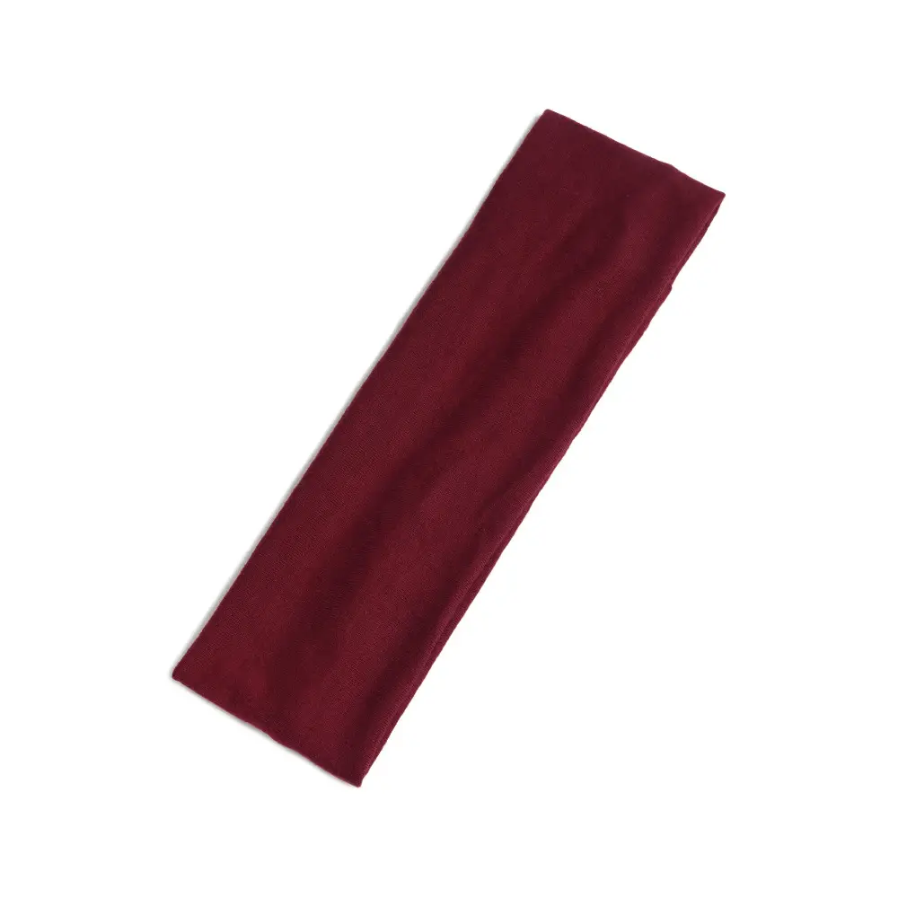 European & American 6cm Wide Simple Basic Pure Color Sports Yoga Headband Running Antiperspirant Sweat-Absorbent Headband for Men and Women - Image 9