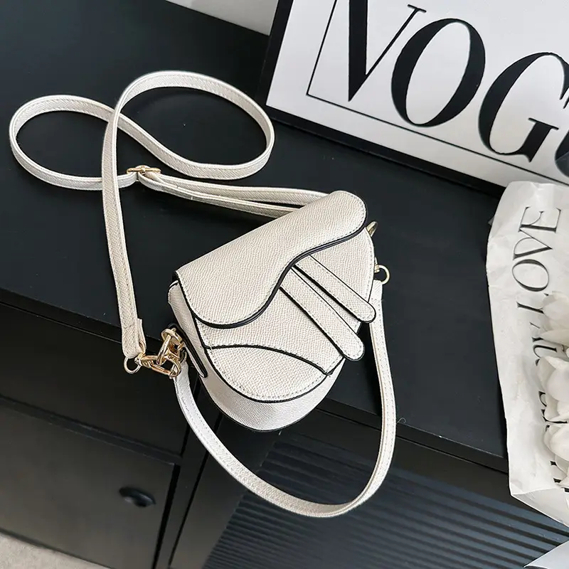 Women's Blue Saddle Crossbody Bag 2023 New - Image 9