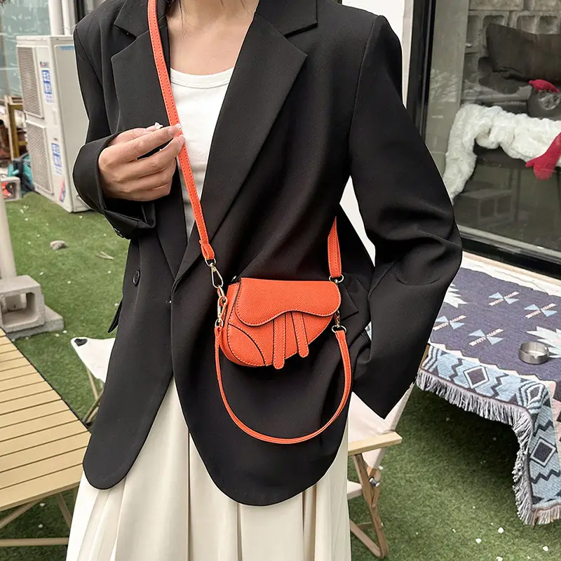 Women's Blue Saddle Crossbody Bag 2023 New - Image 12