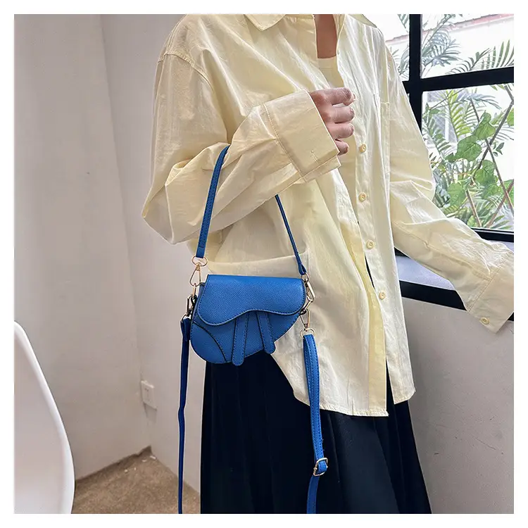 Women's Blue Saddle Crossbody Bag 2023 New — feature 26