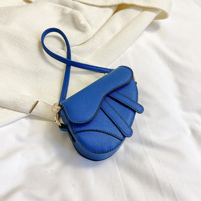 Women's Blue Saddle Crossbody Bag 2023 New - Image 5