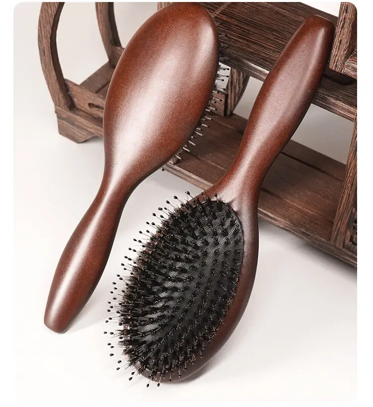 Factory Straight Batch Beech Pig Bristle Massage Air Cushion Comb Hair Cleaning Nylon Comb Hair Care Air Bag Comb — feature 11