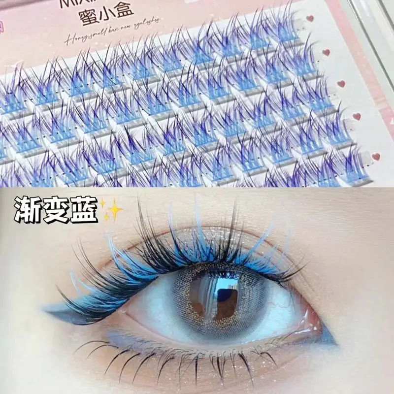 Honey Small Box Color Play False Eyelashes Cluster — feature 54