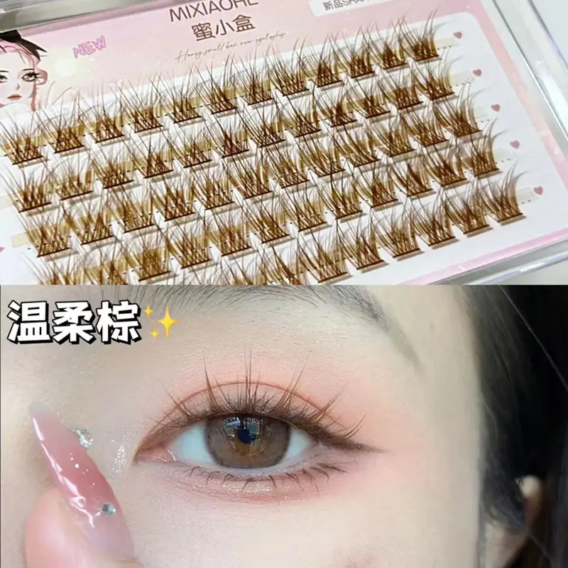 Honey Small Box Color Play False Eyelashes Cluster