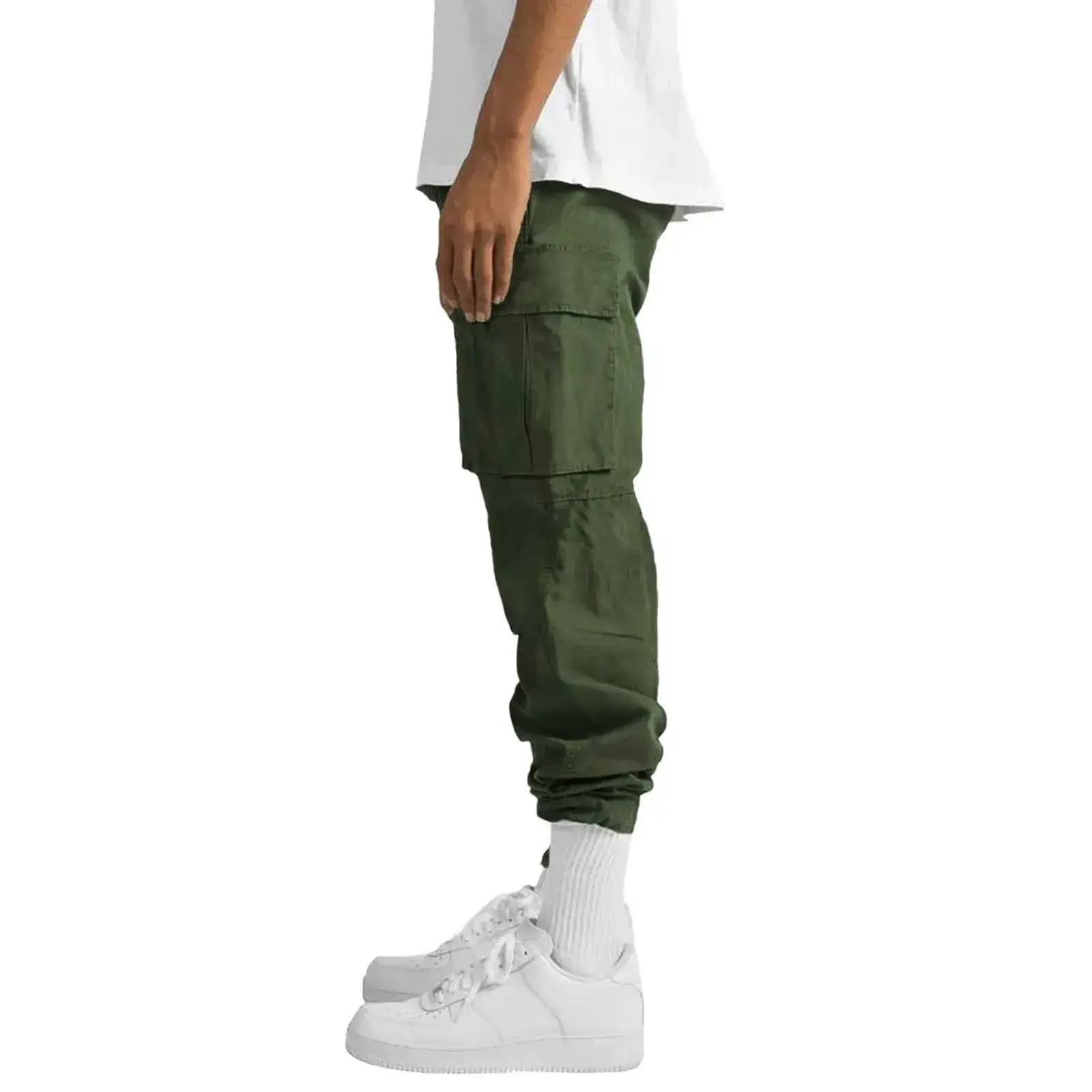 2022 Men's Crane Drawstring Pocket Pants Tan - Image 4